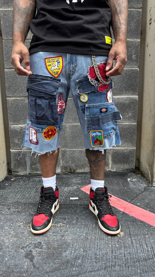 Item #02 : Patchwork Flare Jorts