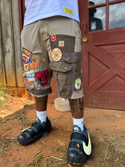Item #03 : Patchwork Cargo Shorts