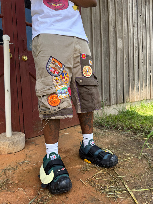 Item #03 : Patchwork Cargo Shorts