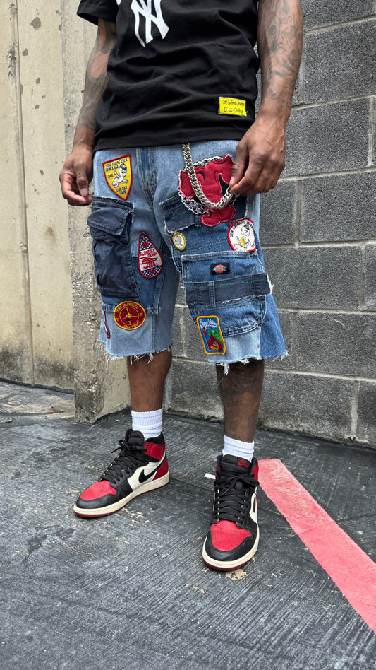Item #02 : Patchwork Flare Jorts
